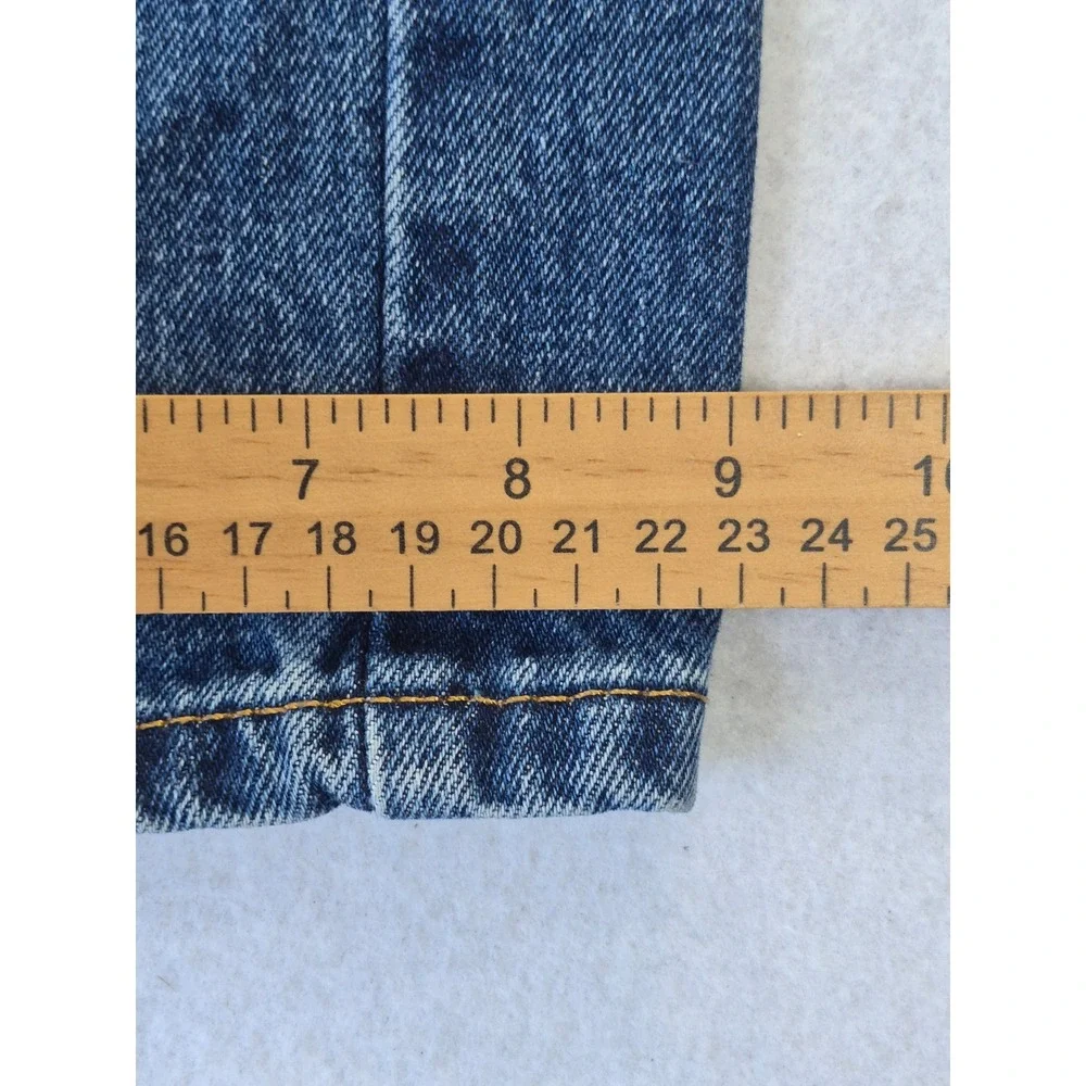 Levis 505 Regular Fit Straight Leg Mens Blue Denim Jeans W40 L30 00505-4886
